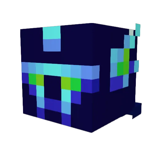 Lev1nator10 Minecraft avatar head, 3D render