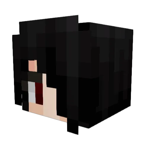 Levantia Minecraft avatar head, 3D render