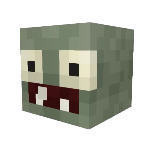 LevelLexx Minecraft avatar head, 3D render