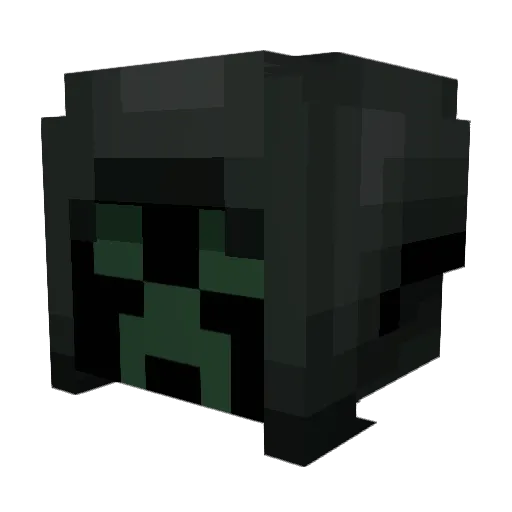 LevelPlayer1 Minecraft avatar head, 3D render