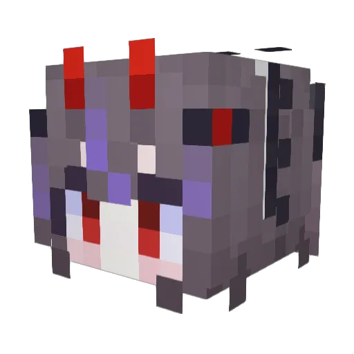 Level_3999 Minecraft avatar head, 3D render