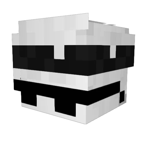 Levelitsi Minecraft avatar head, 3D render