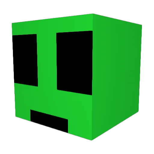 LeventeGOOD Minecraft avatar head, 3D render