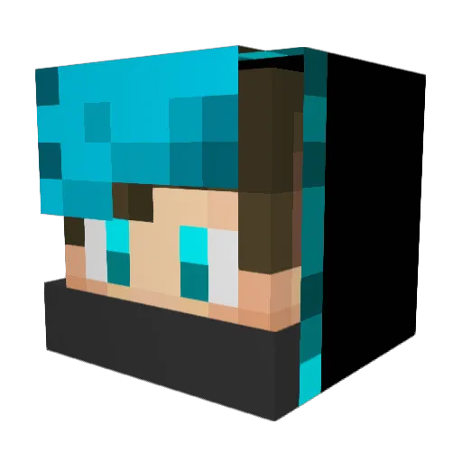 LeventePromode Minecraft avatar head, 3D render