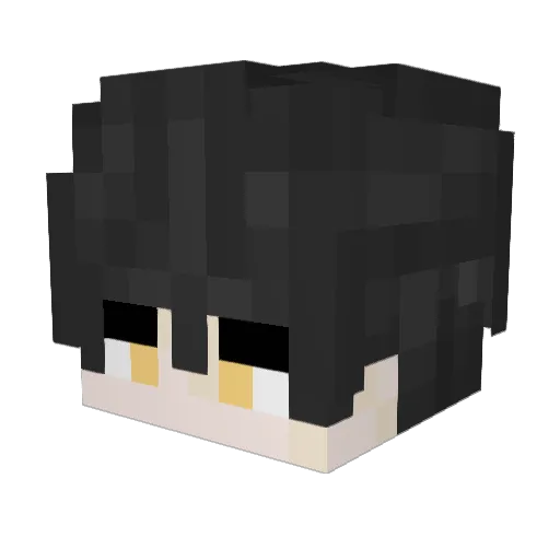 LeventisX Minecraft avatar head, 3D render