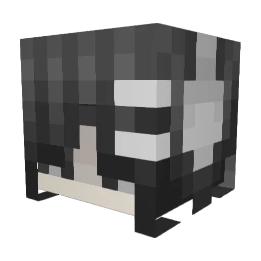 Lever0813 Minecraft avatar head, 3D render