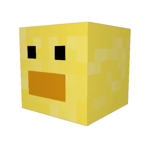 Levi15YT Minecraft avatar head, 3D render