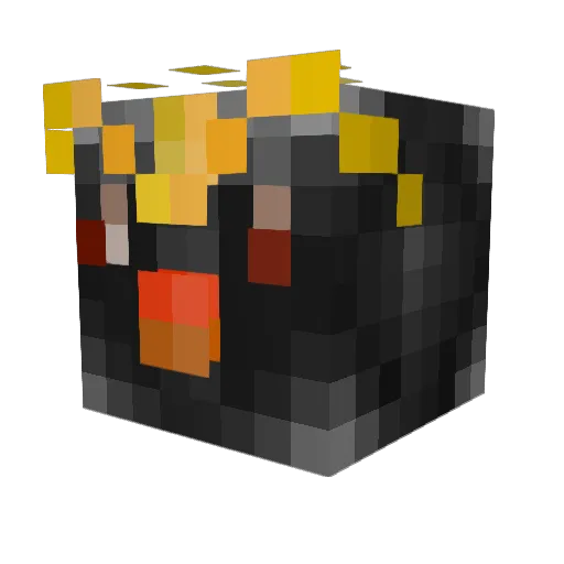 Levi2kg Minecraft avatar head, 3D render