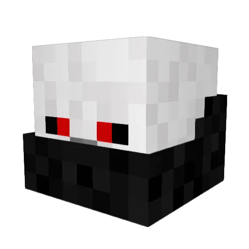 Levi8864 Minecraft avatar head, 3D render