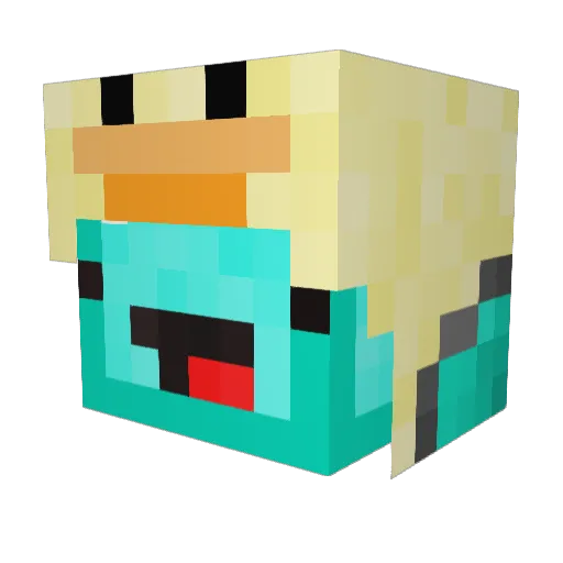 LeviAckerman31 Minecraft avatar head, 3D render