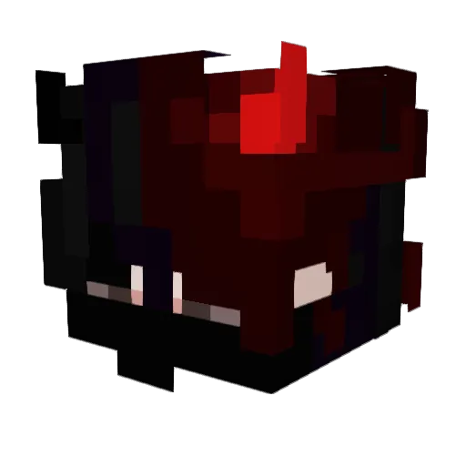 LeviRose Minecraft avatar head, 3D render