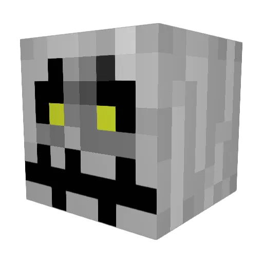 LeviWM Minecraft avatar head, 3D render