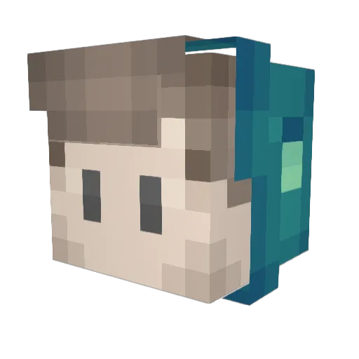 Levi_99 Minecraft avatar head, 3D render