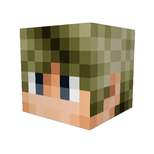 Levi_Dark Minecraft avatar head, 3D render