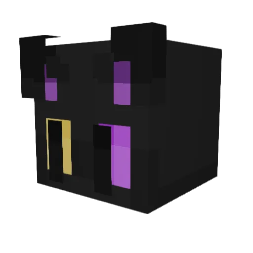 LeviaWevia Minecraft avatar head, 3D render