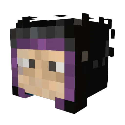 Leviathan1539 Minecraft avatar head, 3D render