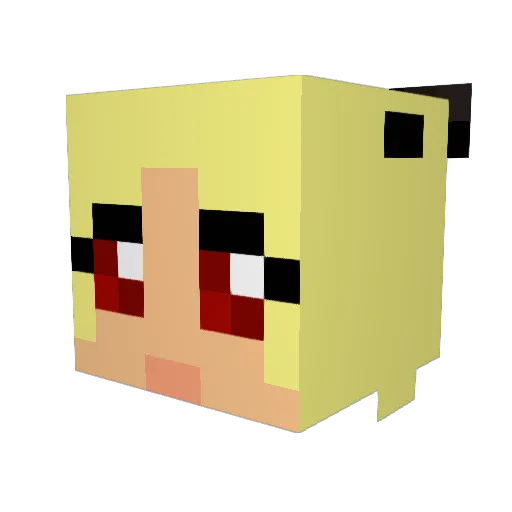 Leviathan2158 Minecraft avatar head, 3D render