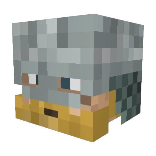 Leviathan5432 Minecraft avatar head, 3D render