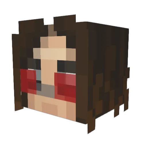 Leviathan5667 Minecraft avatar head, 3D render