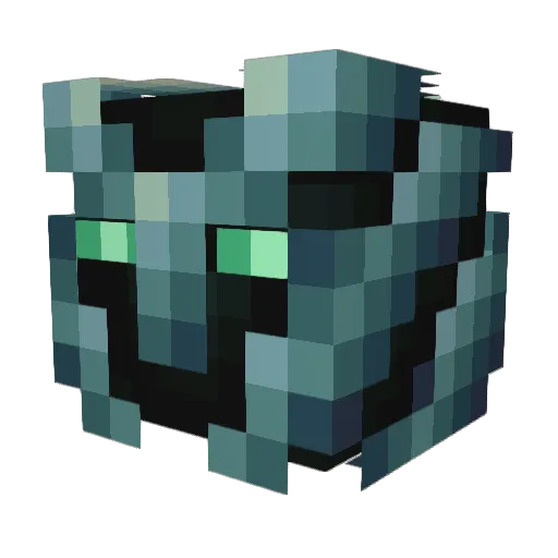 LeviathanChief Minecraft avatar head, 3D render