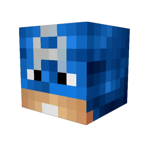Leviathon95 Minecraft avatar head, 3D render