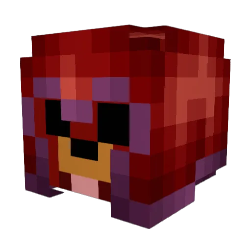Leviator09 Minecraft avatar head, 3D render