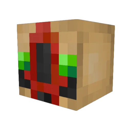 Levicca Minecraft avatar head, 3D render