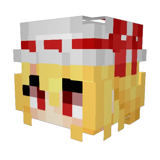 Levik_2018 Minecraft avatar head, 3D render