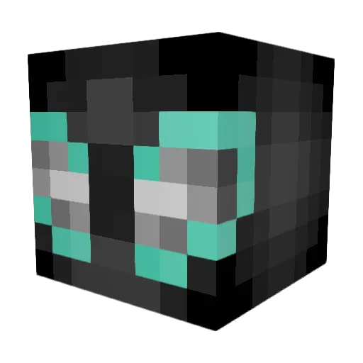 Levilooo Minecraft avatar head, 3D render