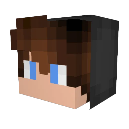 Levin156 Minecraft avatar head, 3D render