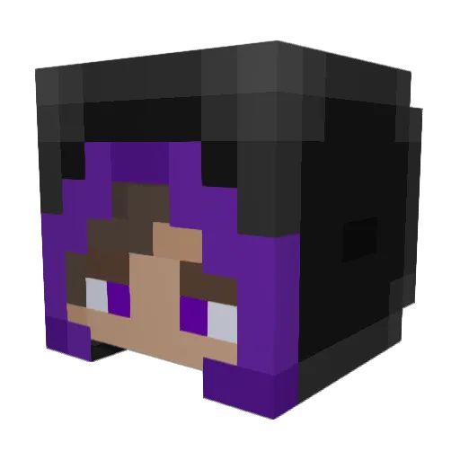 Levin287 Minecraft avatar head, 3D render