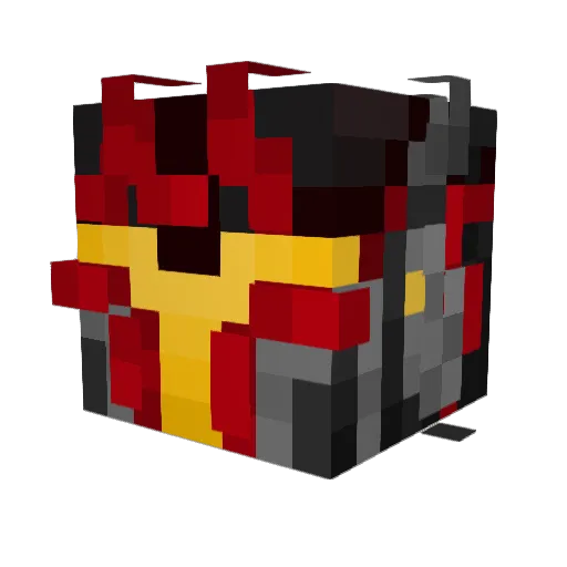 Levin_lem Minecraft avatar head, 3D render