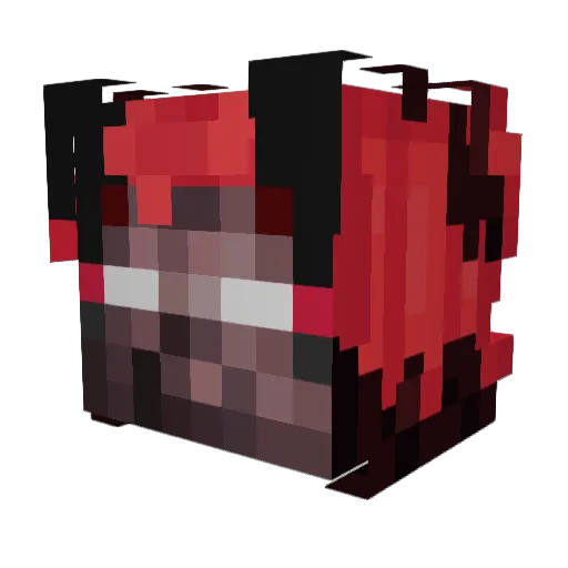 Levinon Minecraft avatar head, 3D render
