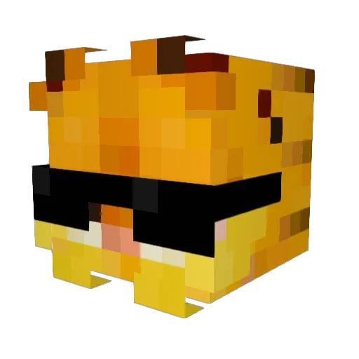 Levisaddy Minecraft avatar head, 3D render