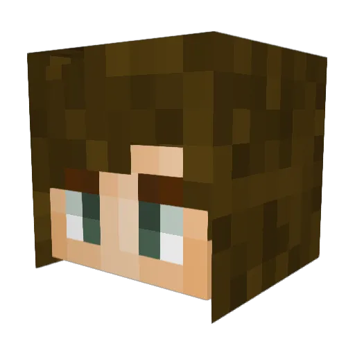 Levisser Minecraft avatar head, 3D render