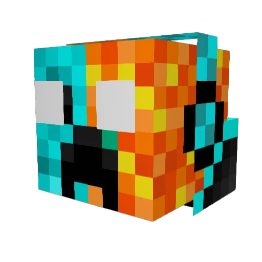 Levitheknight10 Minecraft avatar head, 3D render