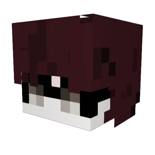 Levitts Minecraft avatar head, 3D render