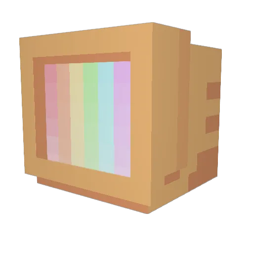 Levon01 Minecraft avatar head, 3D render