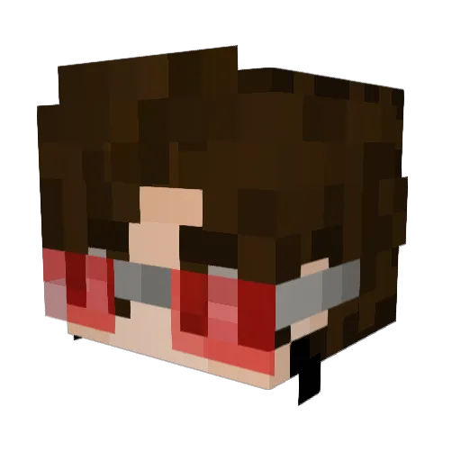 Levy_Eternal Minecraft avatar head, 3D render