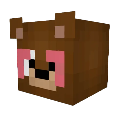 LewLamb Minecraft avatar head, 3D render