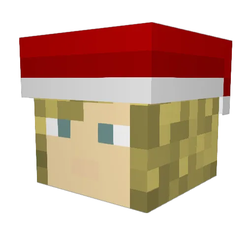 Lewary Minecraft avatar head, 3D render