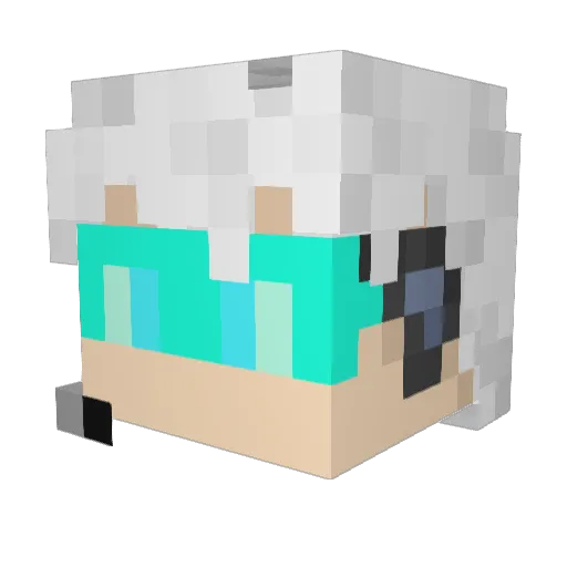 Lewd_Lawliet Minecraft avatar head, 3D render