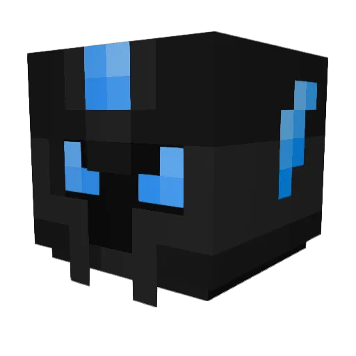 LewiVuitton Minecraft avatar head, 3D render