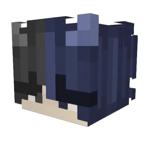 Lewis420k Minecraft avatar head, 3D render