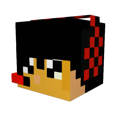 LewisB2003 Minecraft avatar head, 3D render