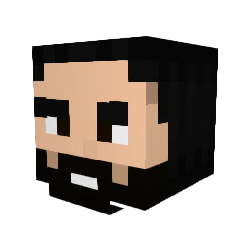 LewisH470 Minecraft avatar head, 3D render