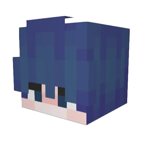 LewisSalterTV Minecraft avatar head, 3D render
