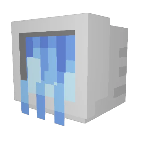Lewis_001 Minecraft avatar head, 3D render