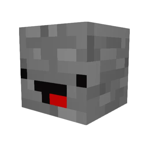 Lewis_Overfield Minecraft avatar head, 3D render