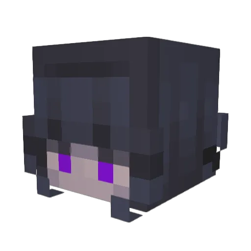 Lewolidgy Minecraft avatar head, 3D render